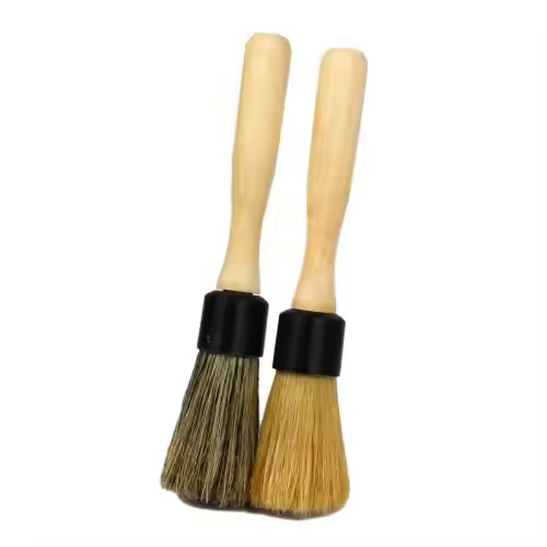 Ultra Soft Boar Bristles Car Wash Brushes Auto Care Cleaning Detailing Brush
