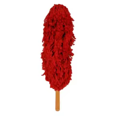Wooden Handle Car Cleaning Brush Wax Cotton Car Cleaning duster Cotton Car Duster