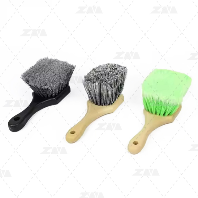 PP Bristle Car Wash Brush Wheel and Tire Cleaning Detailing Brush for Car Detailing