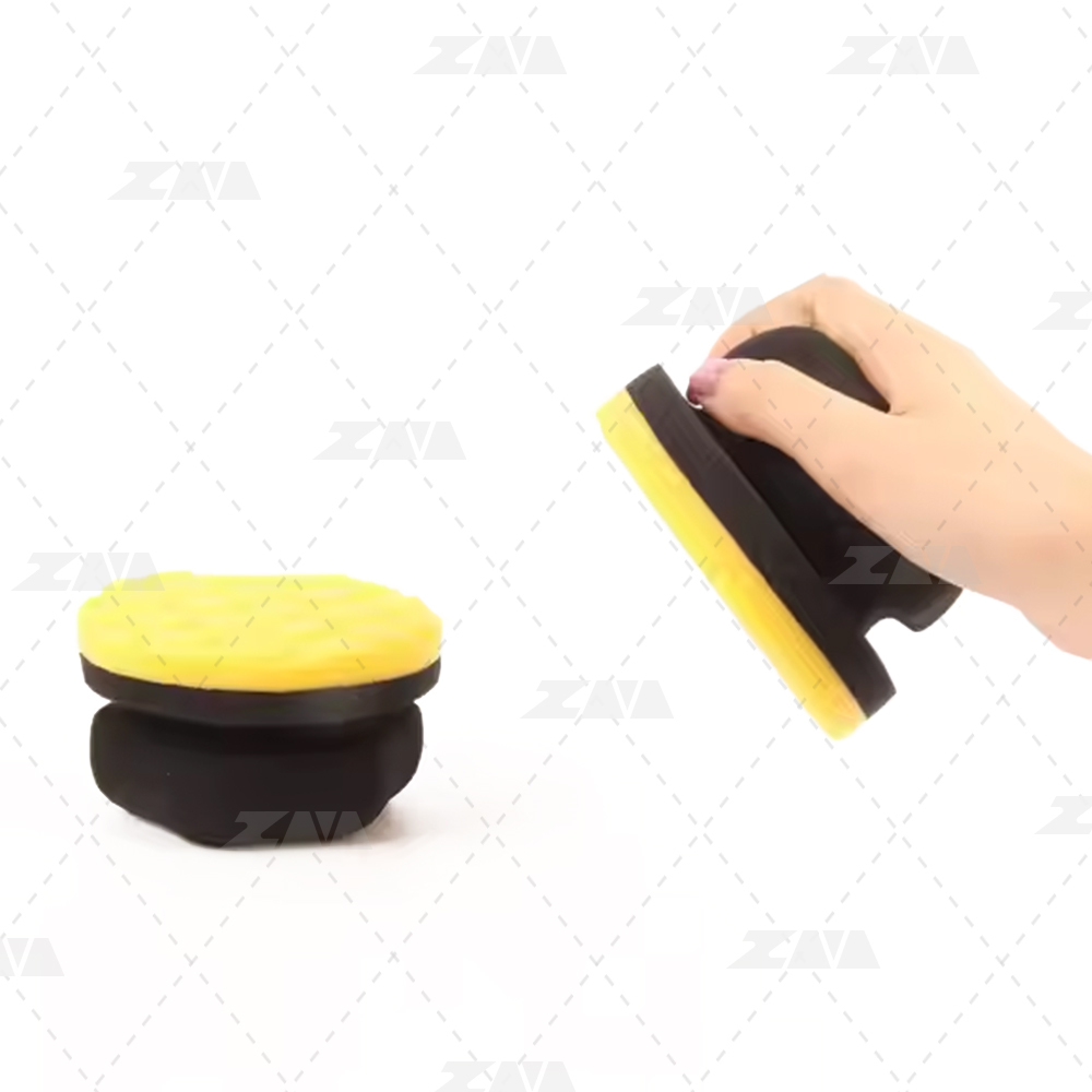 Durable Hexagon Hand Wax Car Cleaning Sponge Premium Applicator Dressing Pad for Vehicle Care