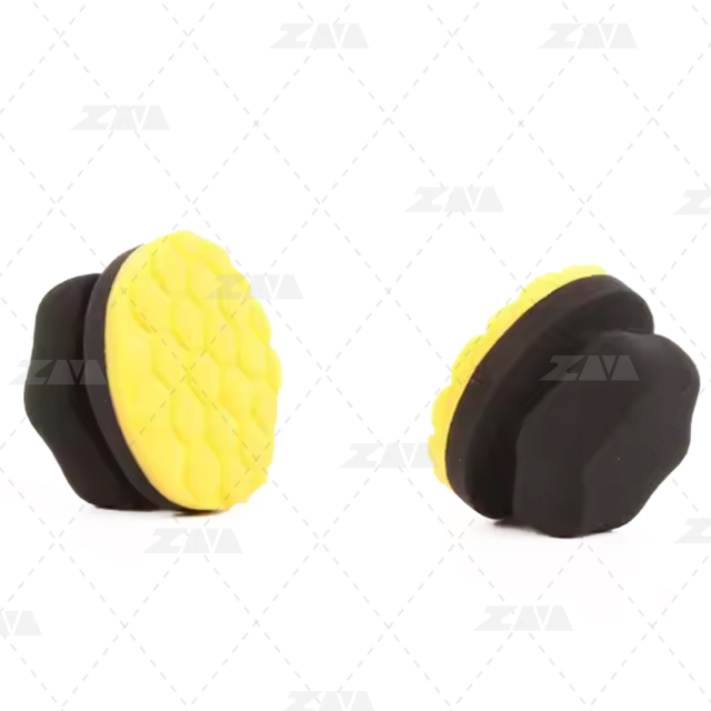 Durable Hexagon Hand Wax Car Cleaning Sponge Premium Applicator Dressing Pad for Vehicle Care