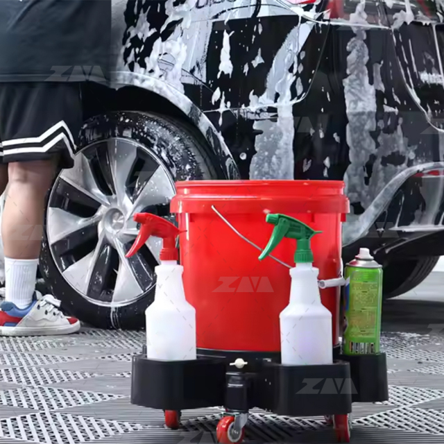 Mobile Base Car Wash Bucket Plastic Mobile Base for Car Detailing Bucket