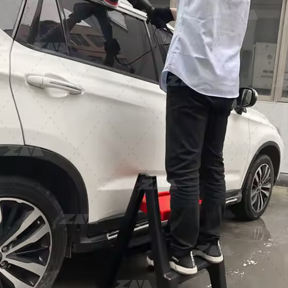 Foldable Ladder Car Wash Stool Climbing Stool Car Detailing Folding Tool for Easy Access