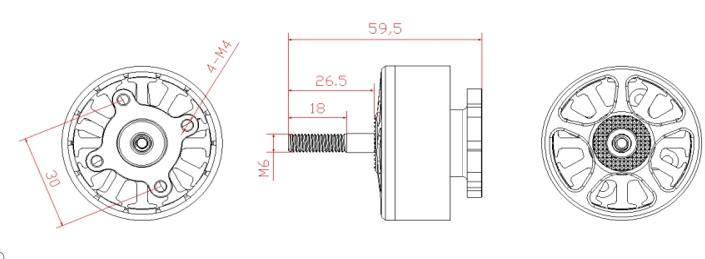 Drone Motor Series - Z1-4214 360KV