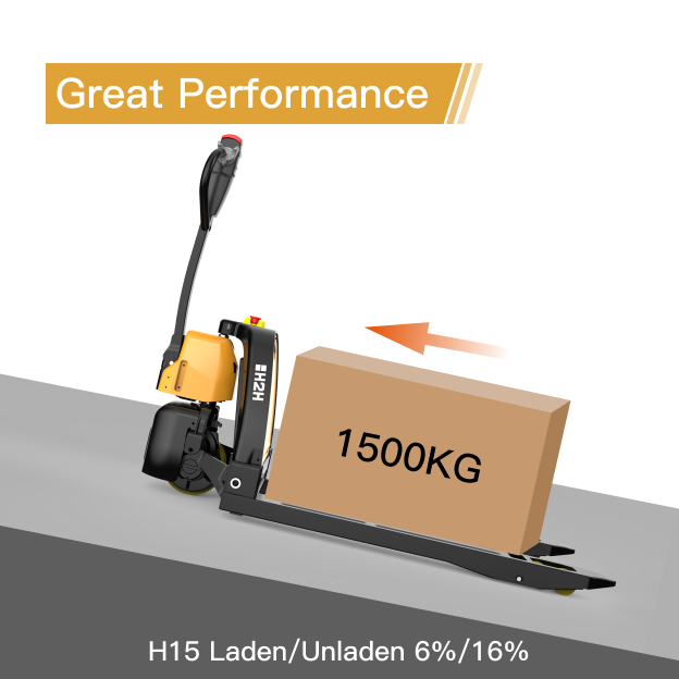 H2H Electric Pallet Truck 1500KG Capacity 1 Unit