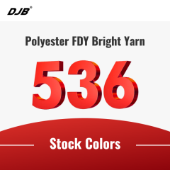 Polyester FDY Bright Yarn အတွက် အရောင် ၅၃၆ ရောင်