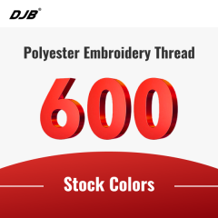 Polyester ပန်းထိုးကြိုးအတွက် စတော့အရောင် ၆၀၀
