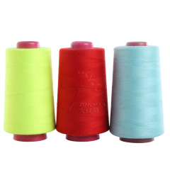 100% spun polyester sewing thread dyed sewing threads 40S/2 50S/2 with 1800 stock colors
