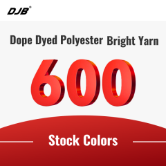 Dope Dyed Polyester Bright Yarn အတွက် စတော့အရောင် ၆၀၀