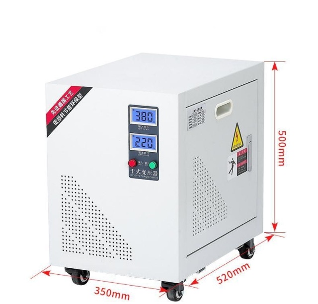 3-phase 380V to 220V dry isolation step-down transformer