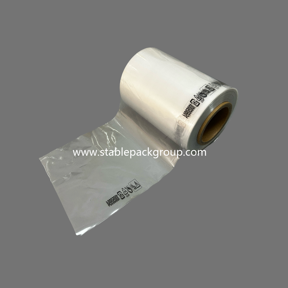 single color printed POF shrink film with black symbols,single color printed POF shrink film with black symbols,stablepackgroup