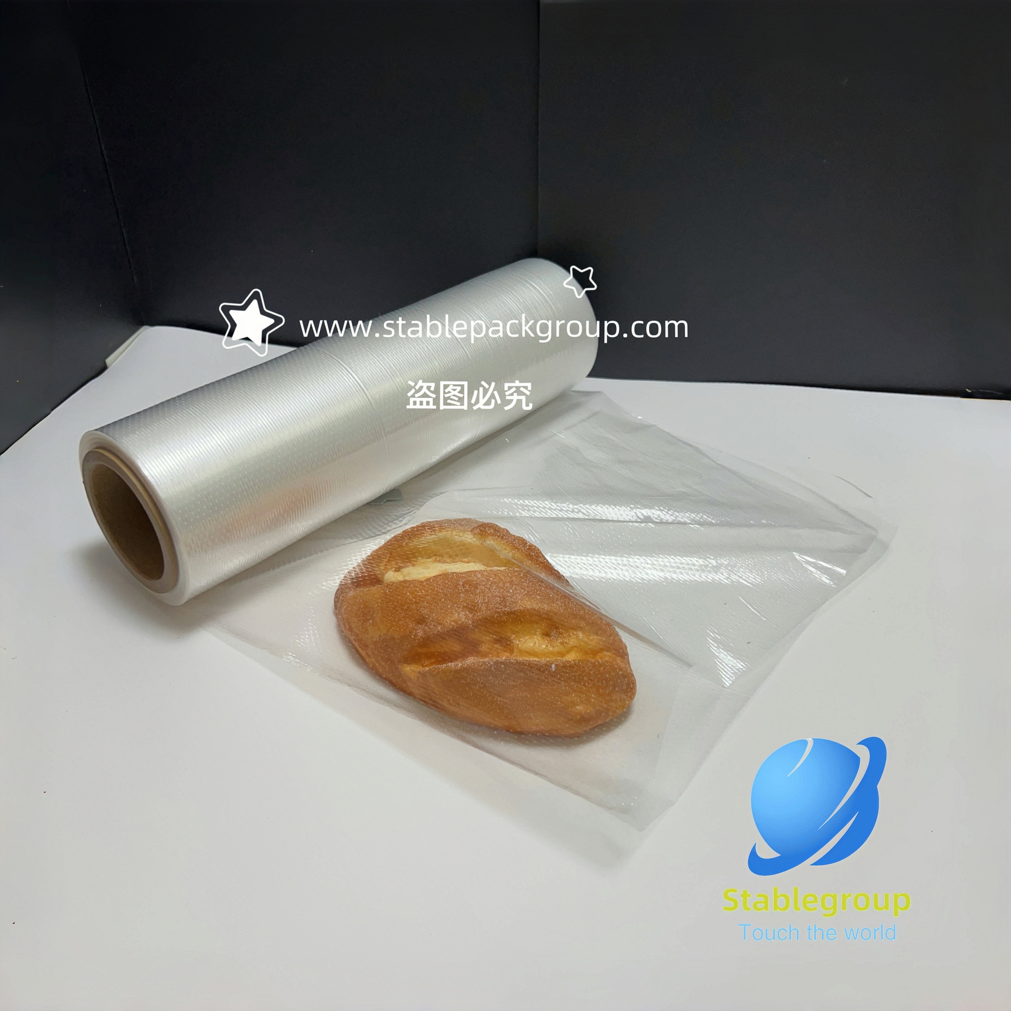 filme de poliolefina perfurada para pão filme base PP,filme de poliolefina perfurado para pão base PP,grupo de pacotes estáveis