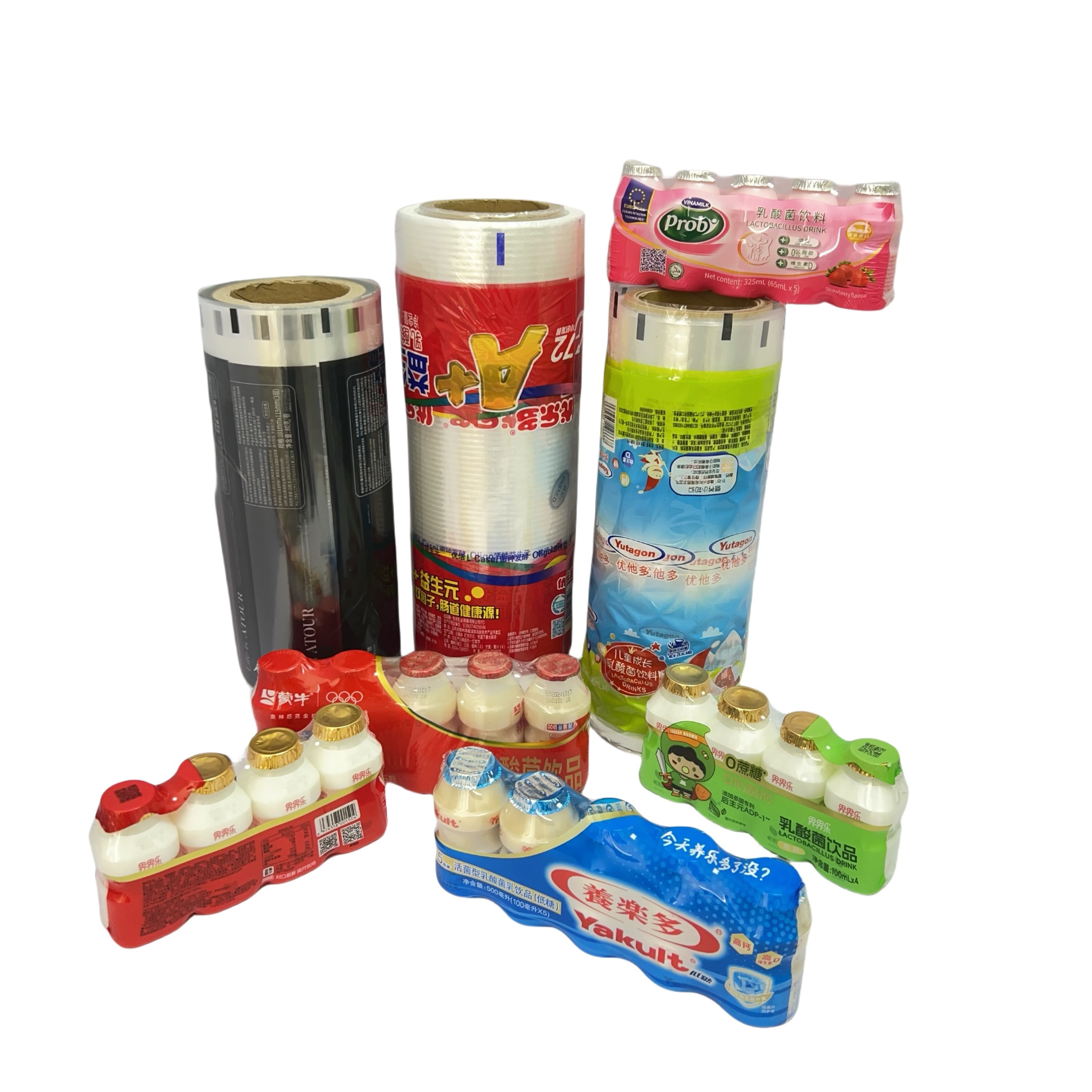 custom printed POF polyolefin shrink  film,custom printing POF shrink wrap film,stablepackgroup