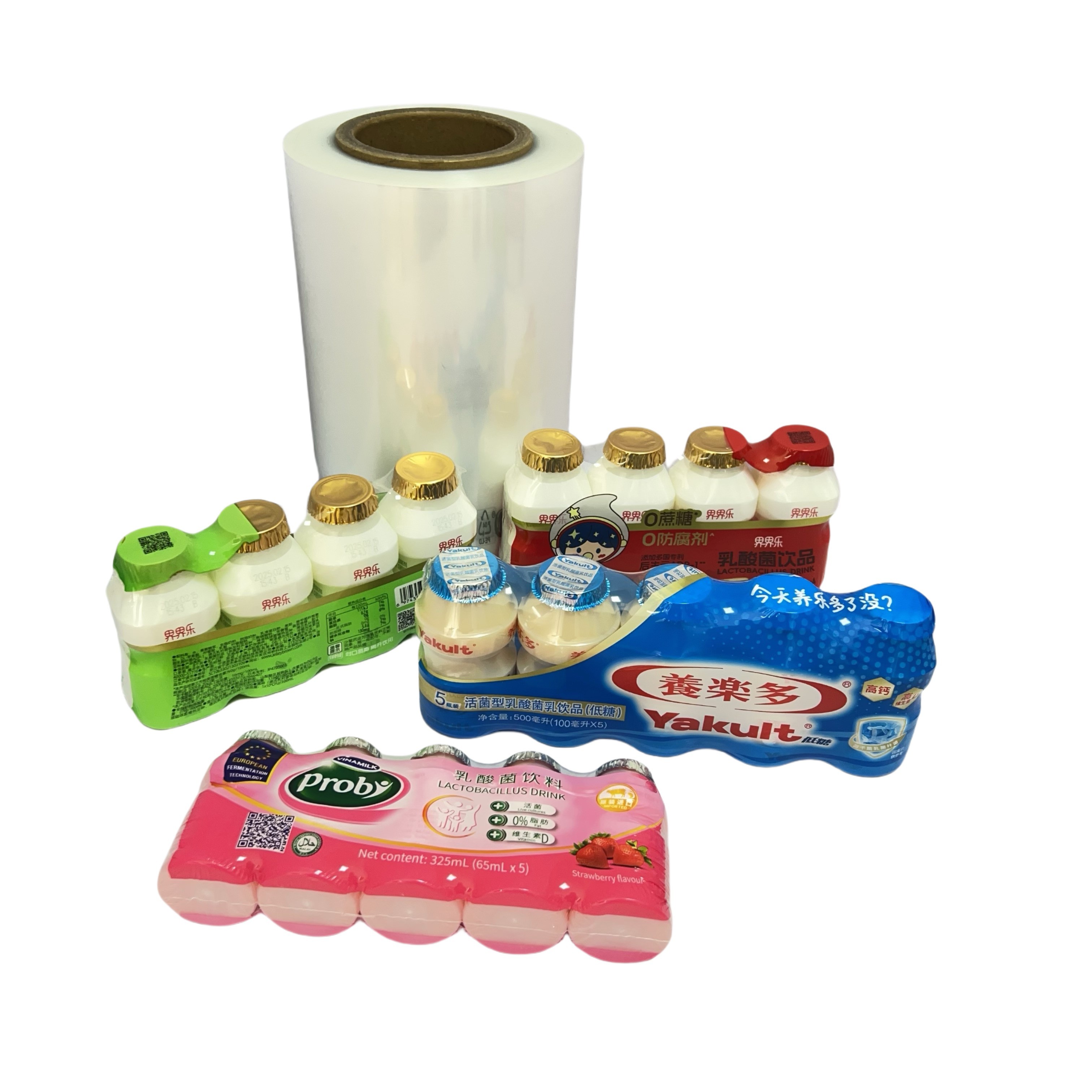 custom printed POF polyolefin shrink  film,custom printing POF shrink wrap film,stablepackgroup