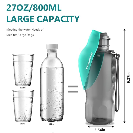 Portable Dog Water Bottle