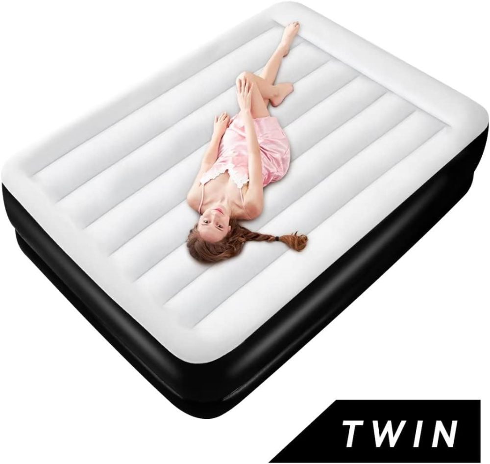 RINIUL Airbeds Inflatable beds Simple Inflatable beds Outdoor Camping Tent Folding Portable Inflatable beds - Queen Size