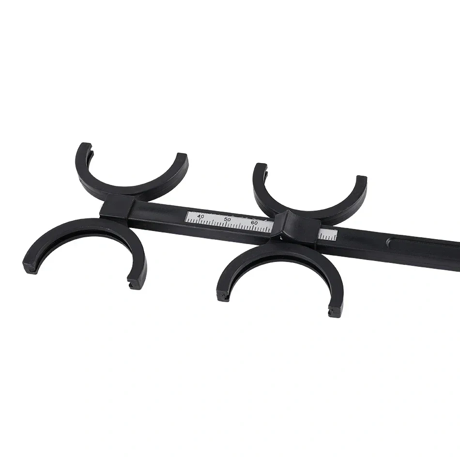 Insert-type 4-Lens Adjustable PD Scale Optical Optometry Flip Trial Lens Holder Plastic Frame Amblyopia Myopia Training Tool