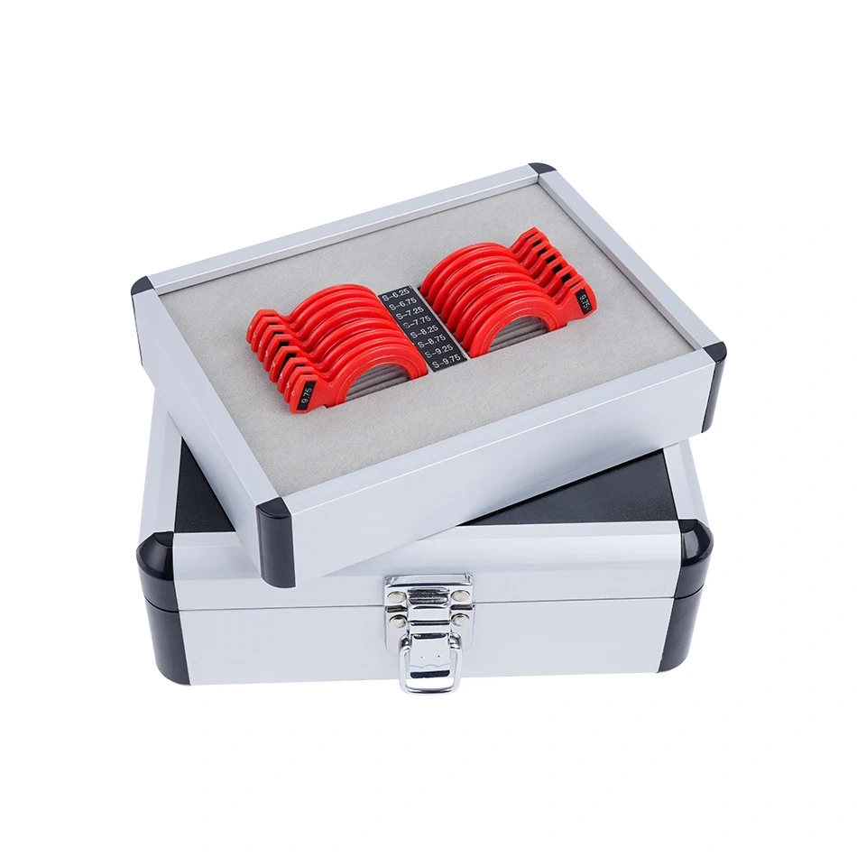 Special Sphere and Cylinder Diopt Trial Lens Set Clear Lens Rim Reduced Aperture 26mm Increments 6.25 up to 9.75