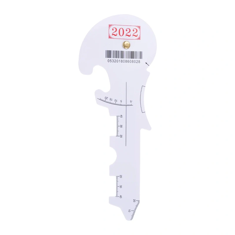 Eyeglasses Accessories Set with Multifunctional Frame Measuring Tool, Plastic Pupillary Distance Ruler