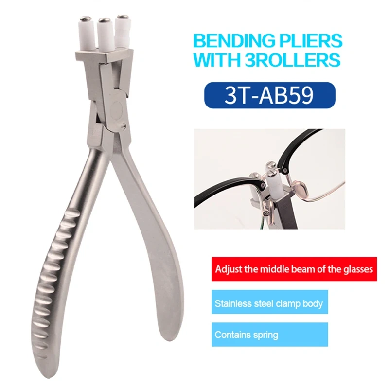 Glasses plier set several types for option spectacle adjusting plier glasses pliers tool nose pad arm temple bridge adjustment