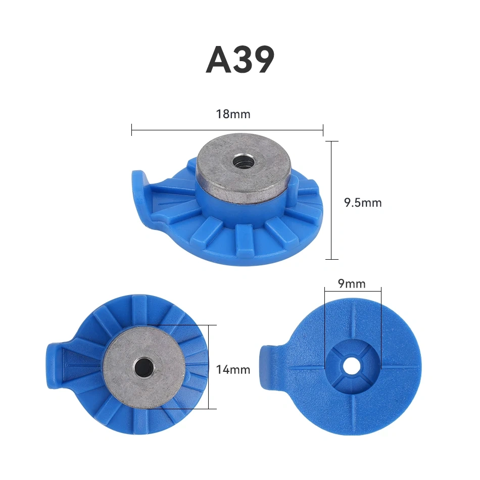 Aist 10pcs High Quality Type Lens Blocks Lens Edging Block Suction Cup for Lens Edger