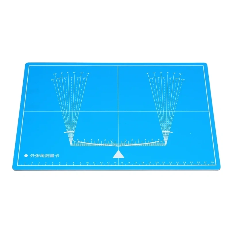 Double-sided Glasses Frame Adjustment Progressive Test Card External Opening Angle Measurement Repair for Optical Shop