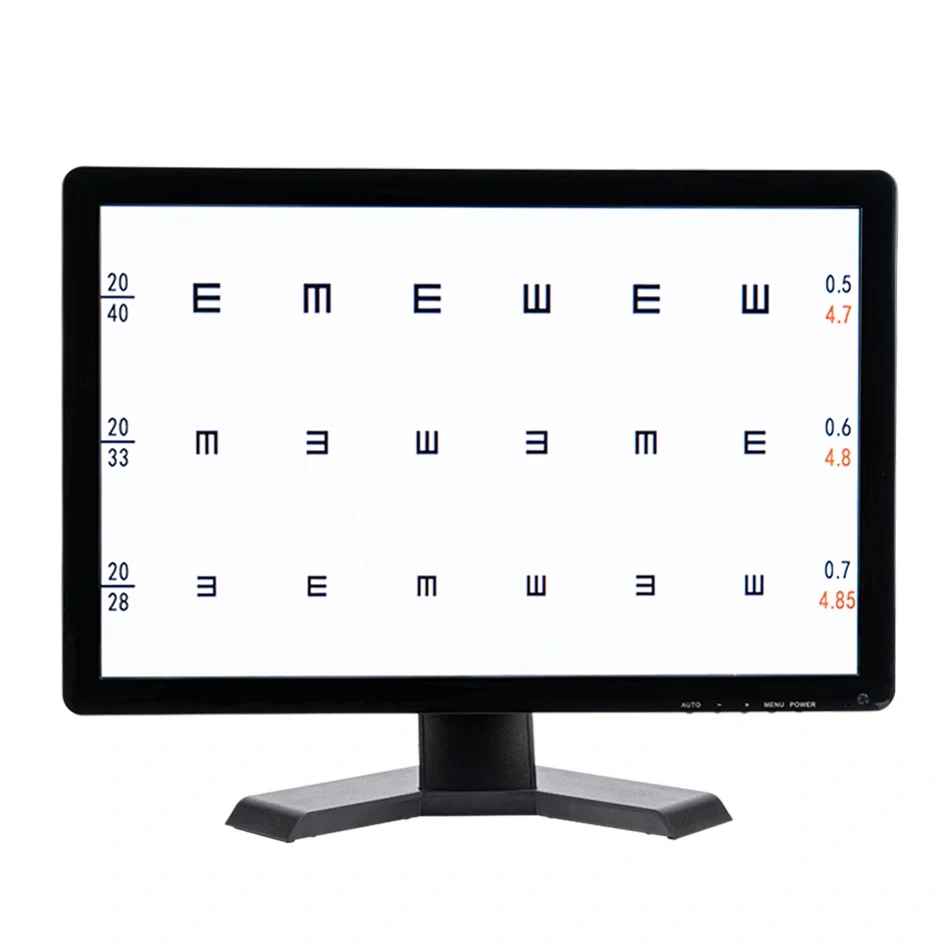 19 Inch Screen Vision Chart Panel Led Visual Acuity Testing Chart Eye Vision Ophthalmic LCD Optical tester Monitor