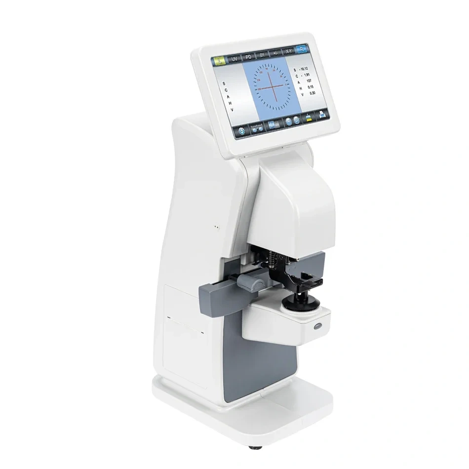Digital Lensometer with Blue and Green Light Test AIST-260 Auto Lensmeter Optical 7 Inch Touch Optometry Equipment