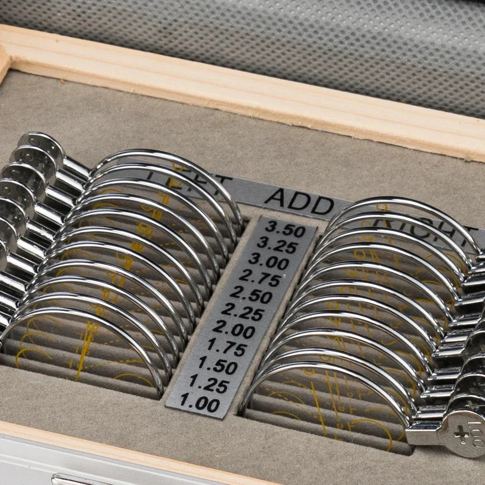 22PCS The Most Popular Optical Equipments  Progressive Trial Lens Set Aluminium Tray And Case Ophthalmic