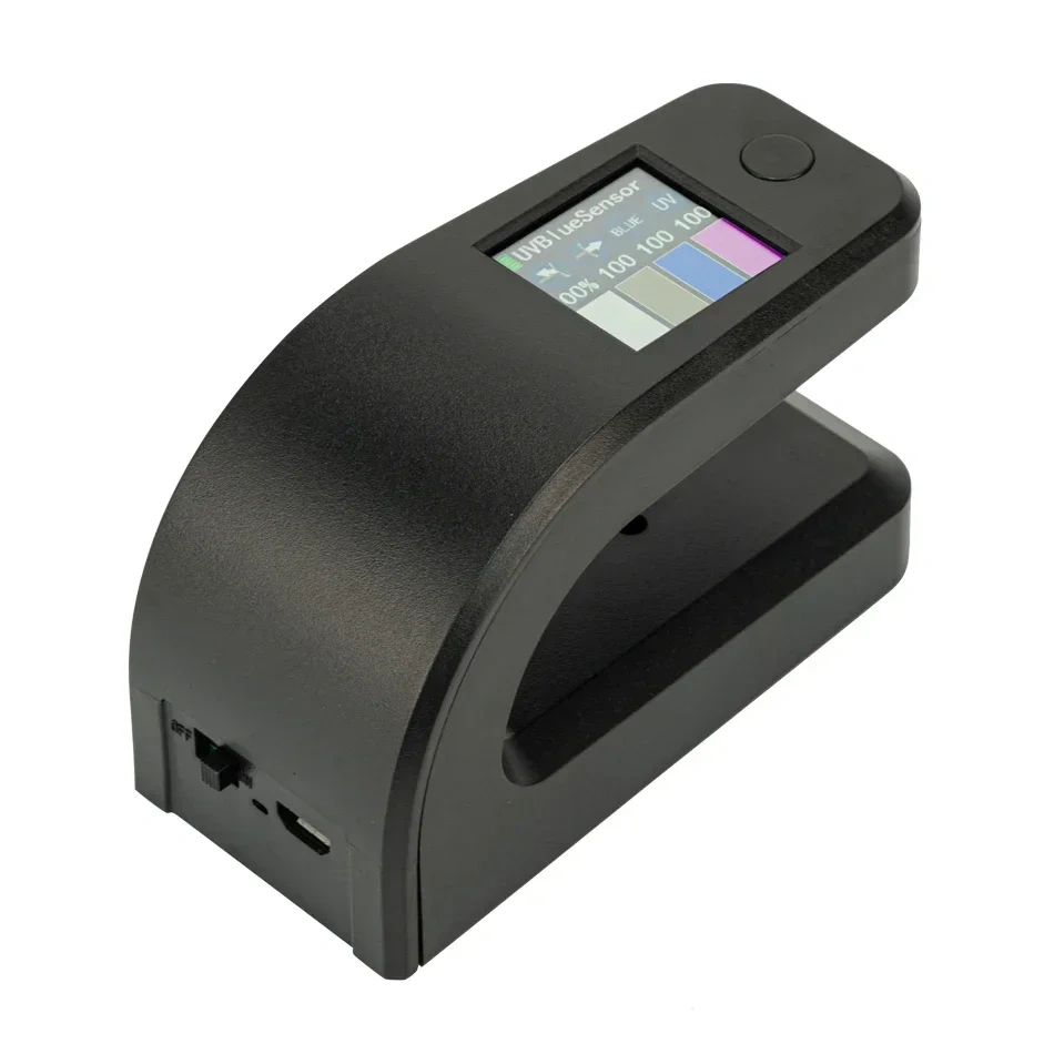Ophthalmic UV & HEV And Blue Light Measuring Tool Testing Meter For Optical Clinics Usb Charging Lens Transmittance protection