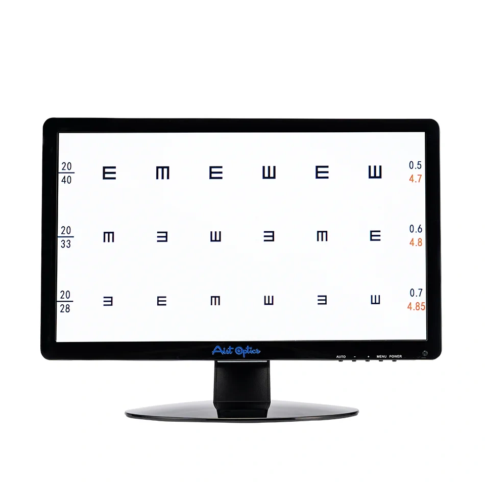 19 Inch Screen Vision Chart Panel Led Visual Acuity Testing Chart Eye Vision Ophthalmic LCD Optical tester Monitor