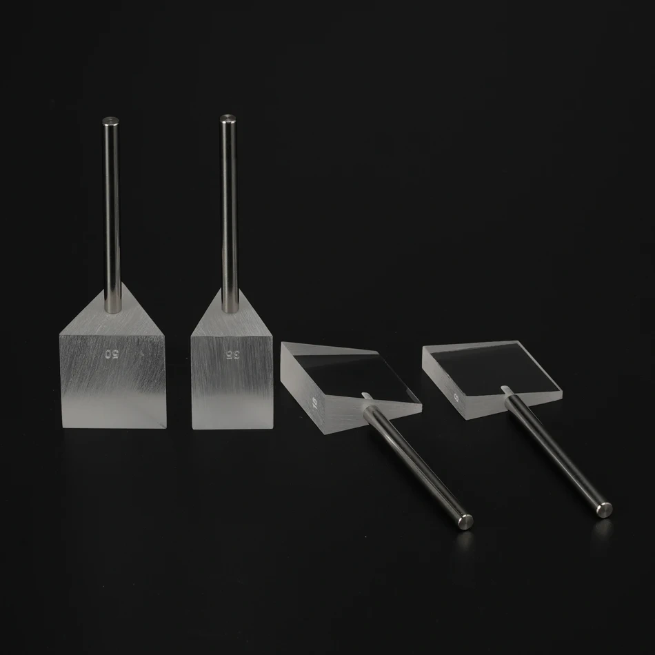 HLS22 Ophthalmic Optical Optometry Glass K9 Loose Prism Bars Stainless Steel Handle Kit Set Aluminum Case Packed