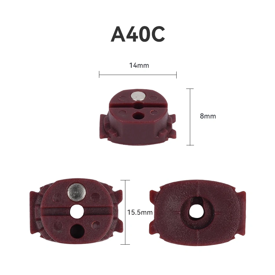 Aist 10pcs High Quality Type Lens Blocks Lens Edging Block Suction Cup for Lens Edger