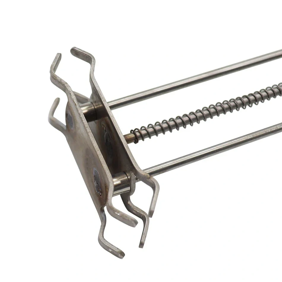 Optical Lens Tinting Holder Resin Lens Dyeing Clamps with Single Spring Metal Staining Clip for Eyewear Lenses Stainless Steel