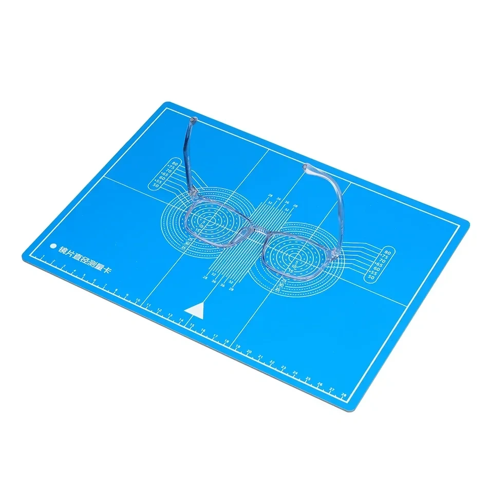 Double-sided Glasses Frame Adjustment Progressive Test Card External Opening Angle Measurement Repair for Optical Shop
