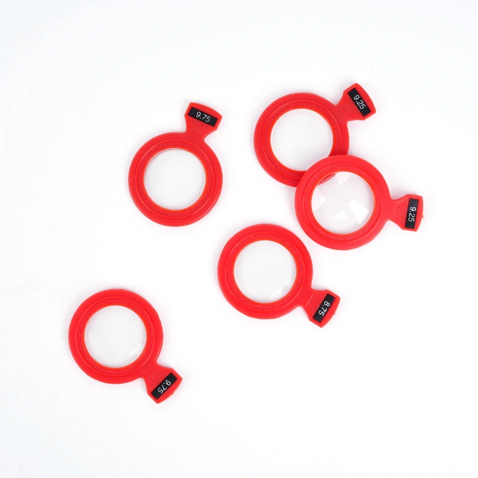 Special Sphere and Cylinder Diopt Trial Lens Set Clear Lens Rim Reduced Aperture 26mm Increments 6.25 up to 9.75