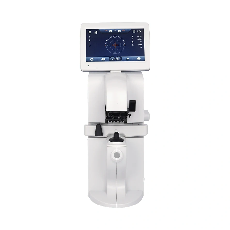 Auto Lensmeter Digital Lensometer Automatic Lens Meter With PD UV Printer 7 inch screen Focimeter