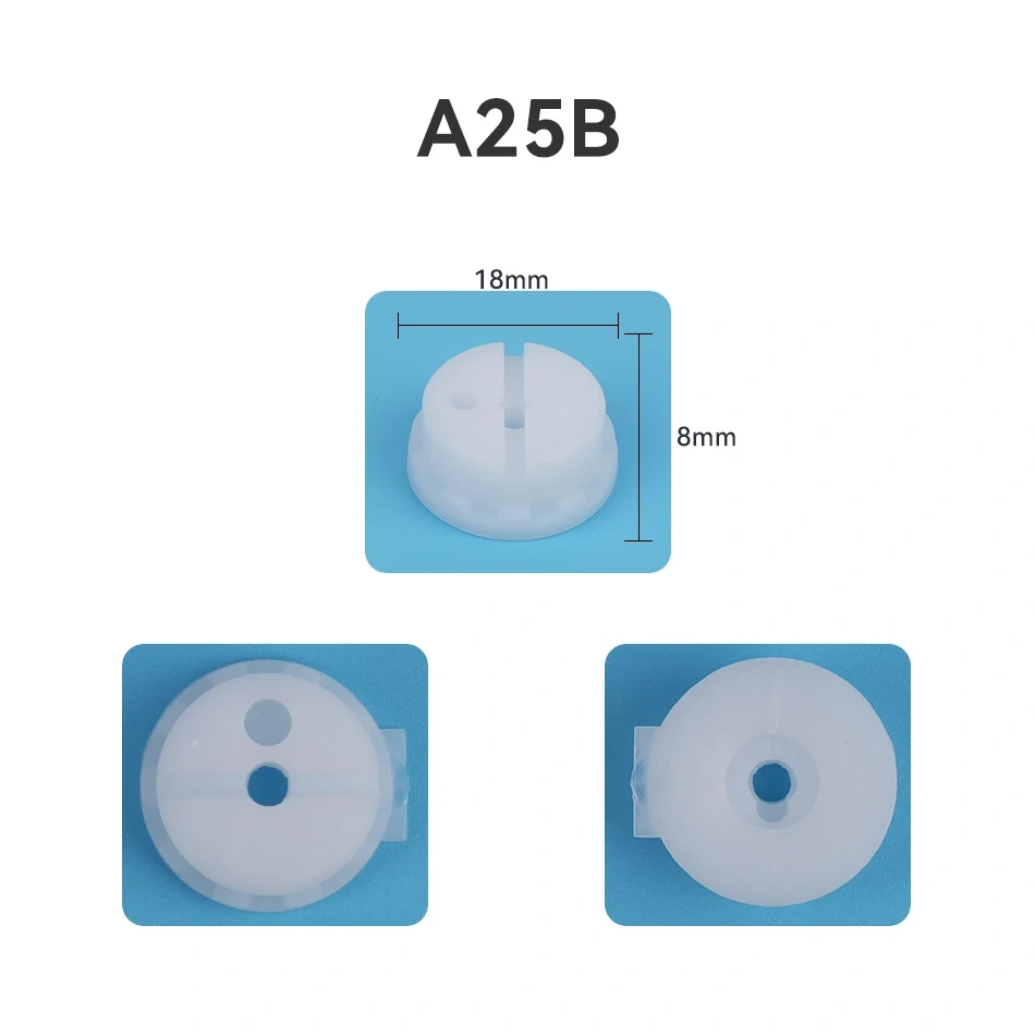 Aist 10pcs High Quality Type Lens Blocks Lens Edging Block Suction Cup for Lens Edger
