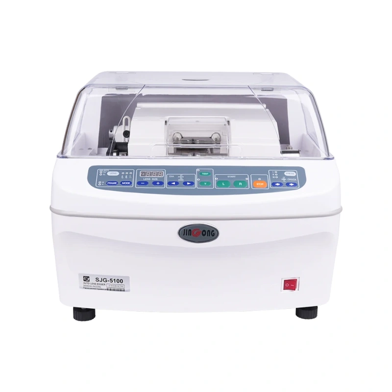 SJG-5100 Auto Lens Edger  Grinder Cutter Glass Polishing Machine Beveling For CR And Glasses Optical Shop  Optometry Instrument
