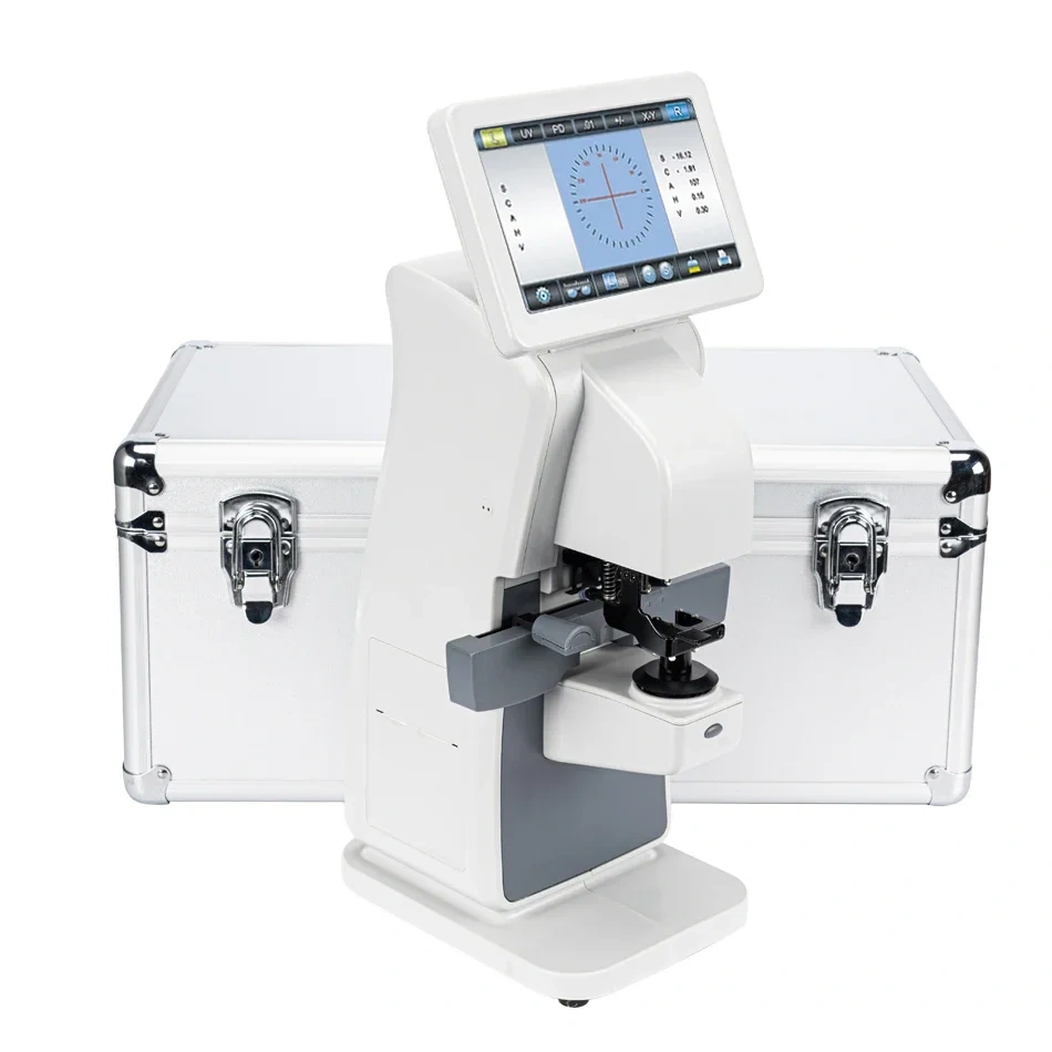 Digital Lensometer with Blue and Green Light Test AIST-260 Auto Lensmeter Optical 7 Inch Touch Optometry Equipment