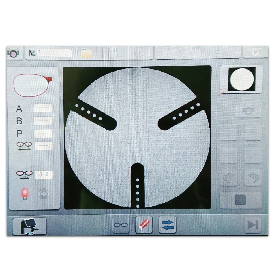 FE-600+FC-600 China Top Quality Optical Glasses Equipment Patternless  Auto Lens Edger Machine with Auto Scanner Edging