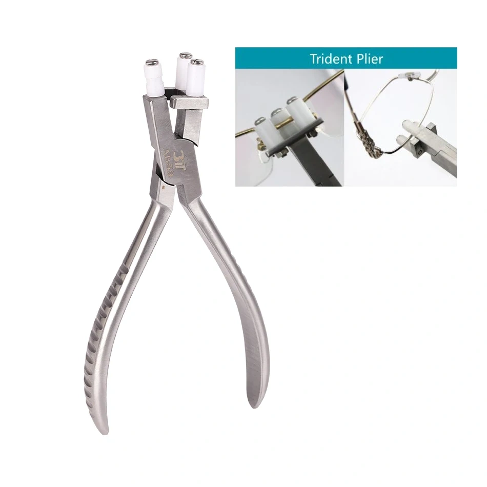 Glasses plier set several types for option spectacle adjusting plier glasses pliers tool nose pad arm temple bridge adjustment