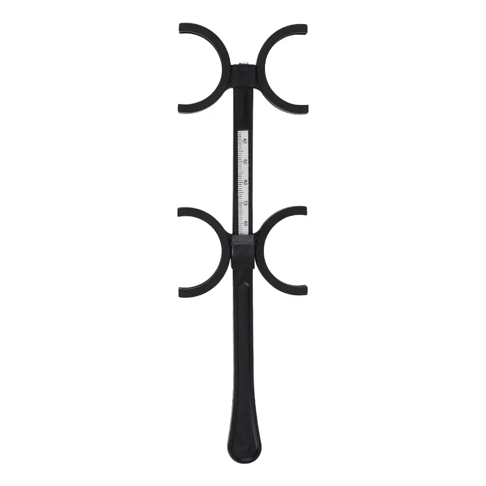 Insert-type 4-Lens Adjustable PD Scale Optical Optometry Flip Trial Lens Holder Plastic Frame Amblyopia Myopia Training Tool