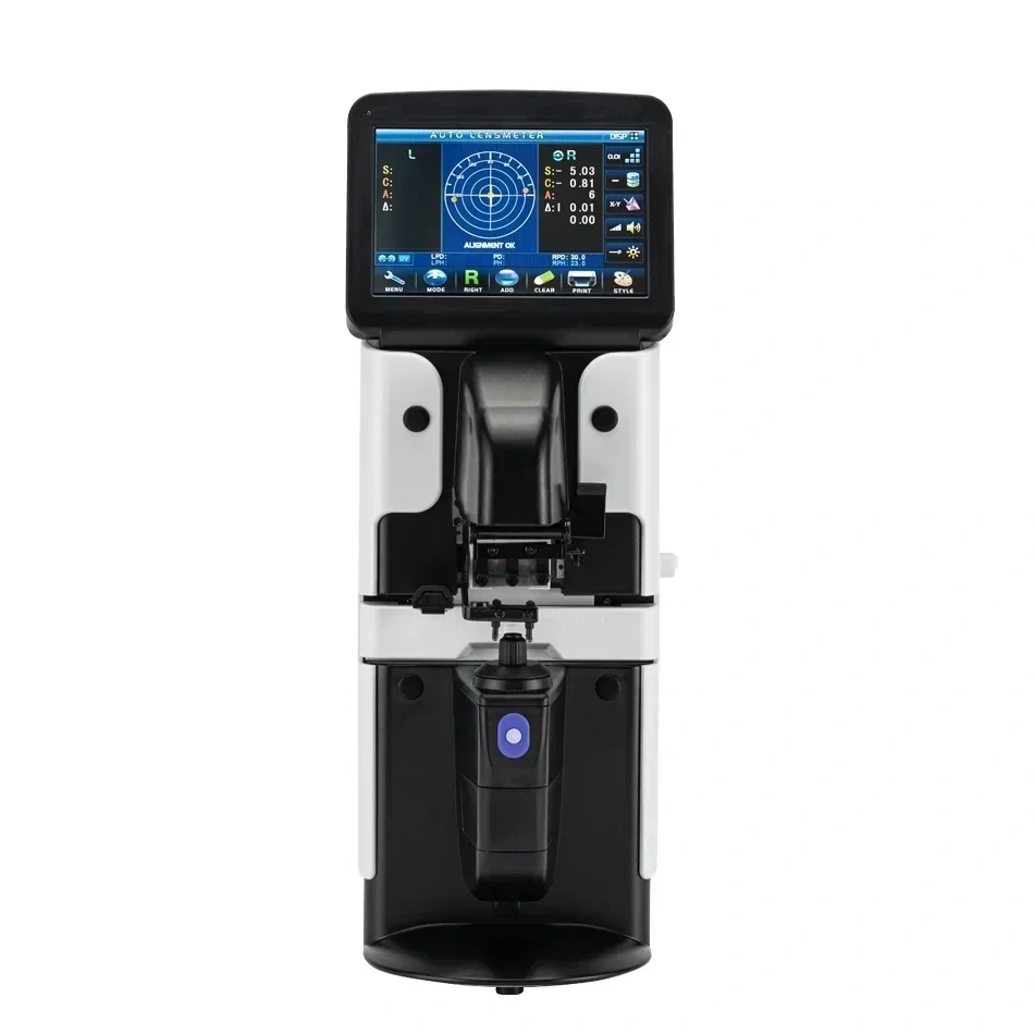 Top Quality Advanced JD-2600A Lensometer 7'' Lcd Touch Screen Digital Automatic Focimeter Auto Lensmeter with PD UV Printer