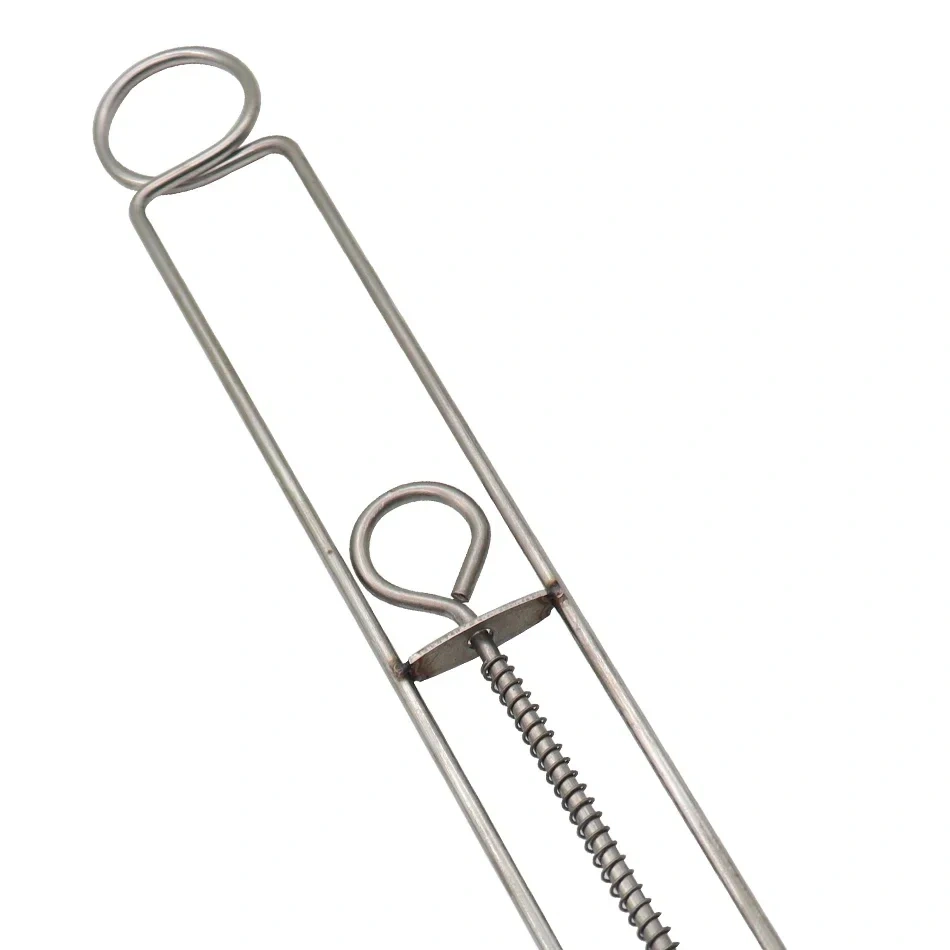 Optical Lens Tinting Holder Resin Lens Dyeing Clamps with Single Spring Metal Staining Clip for Eyewear Lenses Stainless Steel