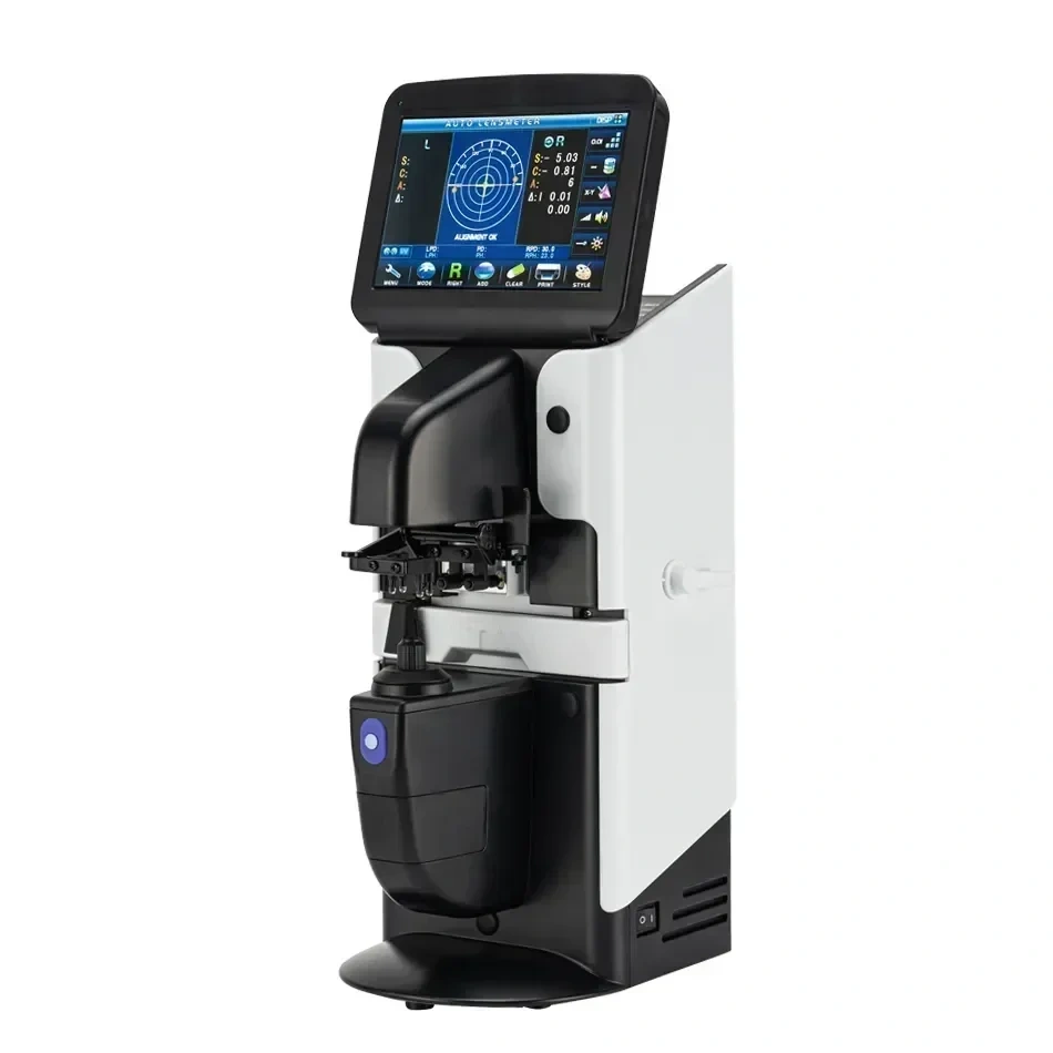 Top Quality Advanced JD-2600A Lensometer 7'' Lcd Touch Screen Digital Automatic Focimeter Auto Lensmeter with PD UV Printer