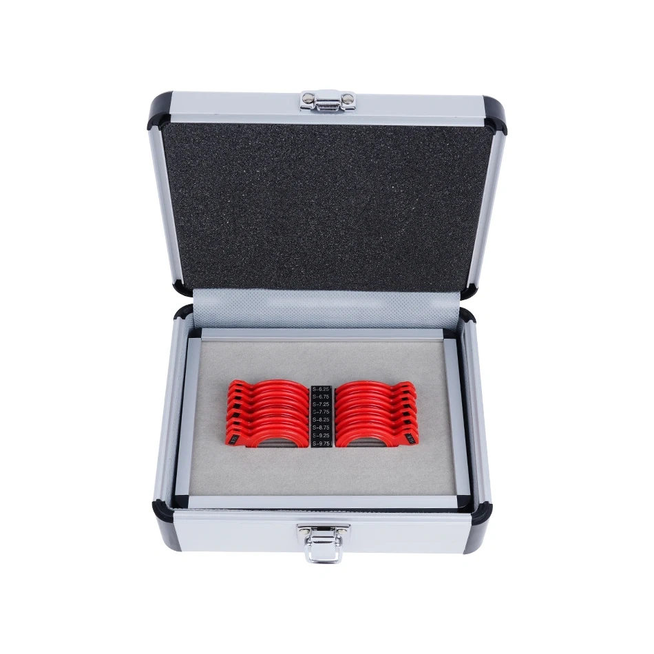 Special Sphere and Cylinder Diopt Trial Lens Set Clear Lens Rim Reduced Aperture 26mm Increments 6.25 up to 9.75