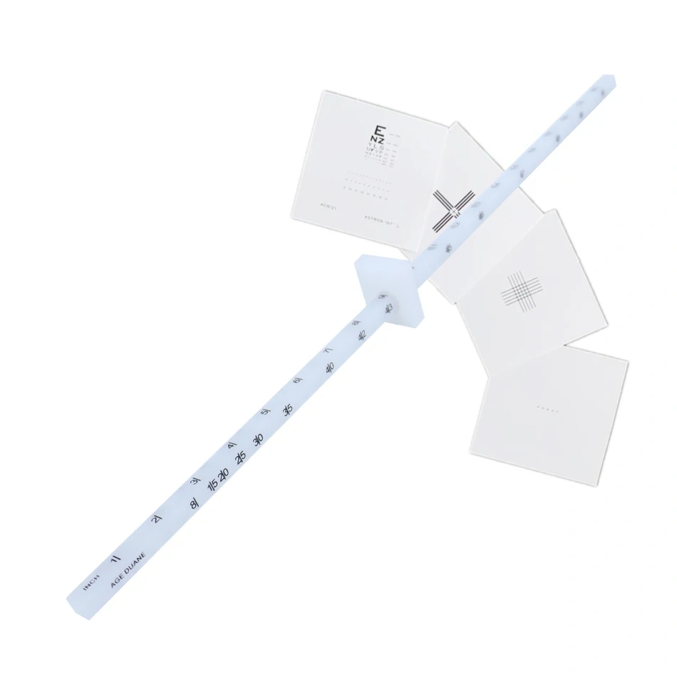 Optometric Vision Reading Rod Reichert Phoropter Near Point Stick Test Set Roto Chart Holder Diopter for NRA BCC PRA AC/A Test