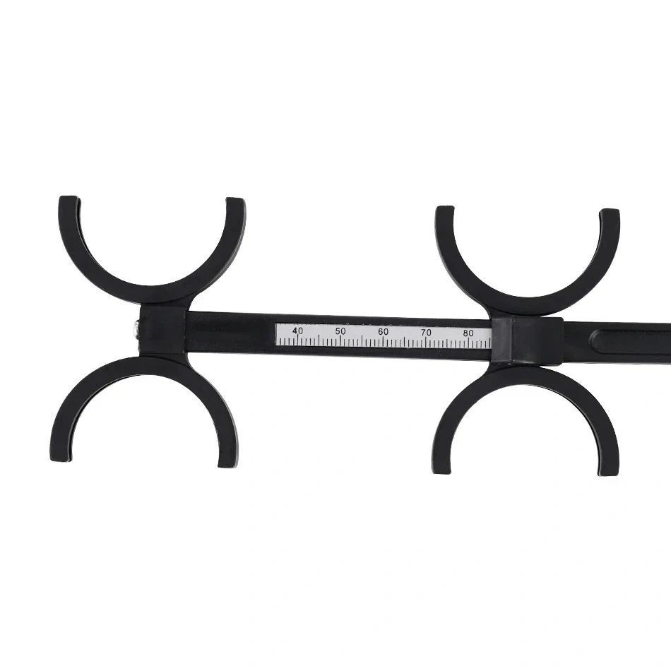 Insert-type 4-Lens Adjustable PD Scale Optical Optometry Flip Trial Lens Holder Plastic Frame Amblyopia Myopia Training Tool