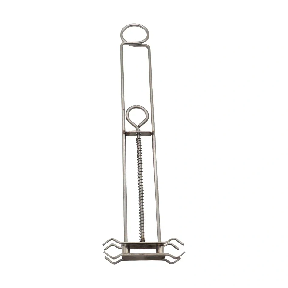 Optical Lens Tinting Holder Resin Lens Dyeing Clamps with Single Spring Metal Staining Clip for Eyewear Lenses Stainless Steel